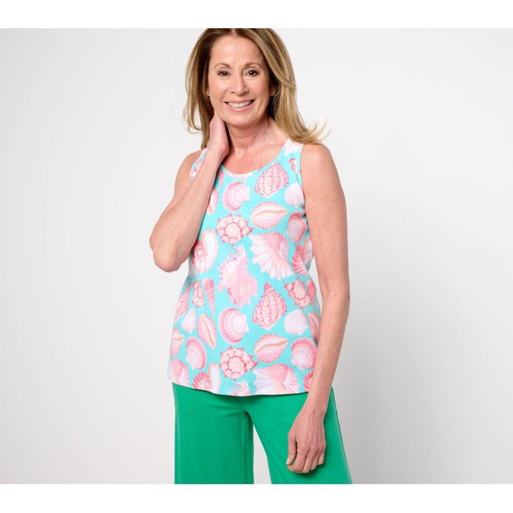 Isaac Mizrahi Live! Women's Top Sz L Yacht Club Choice of Multi-colored A691001